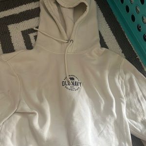 White old Navy hoodie